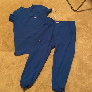 Royal blue figs size small